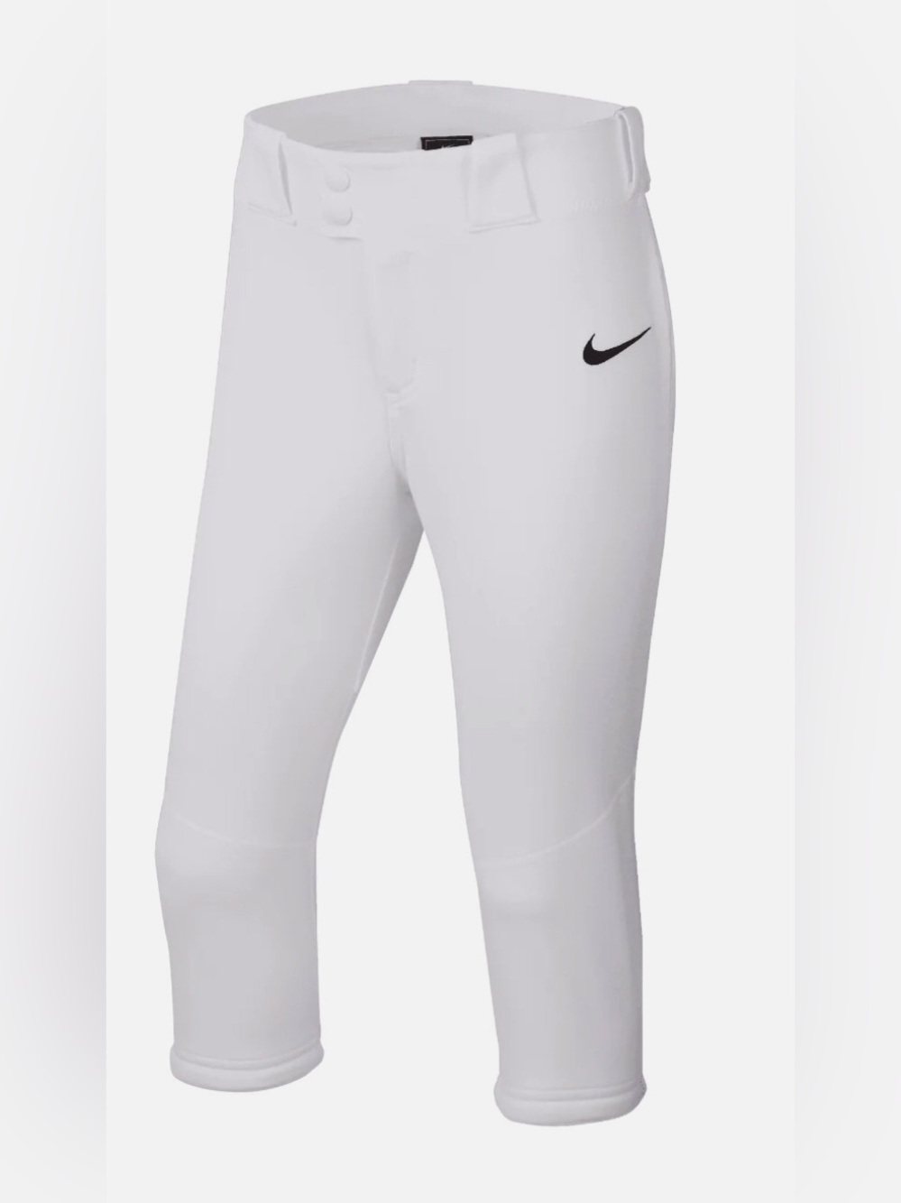 Nike Team Softball Pants Gray Stretch Sports Athletic Uniform Kids Small